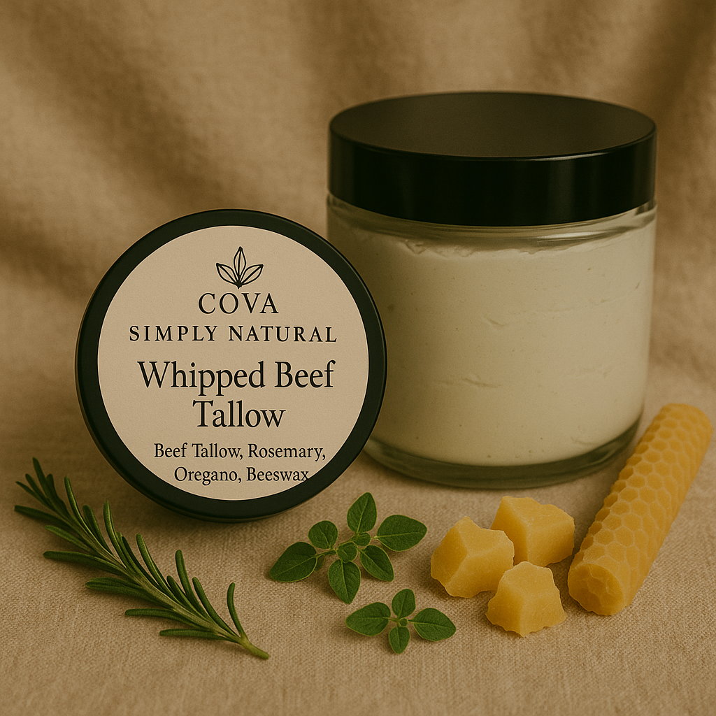 Whipped Beef Tallow, Rosemary, Oregano & Beeswax