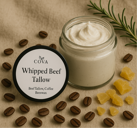 Travel Size Whipped Beef Tallow, Beeswax & Coffee