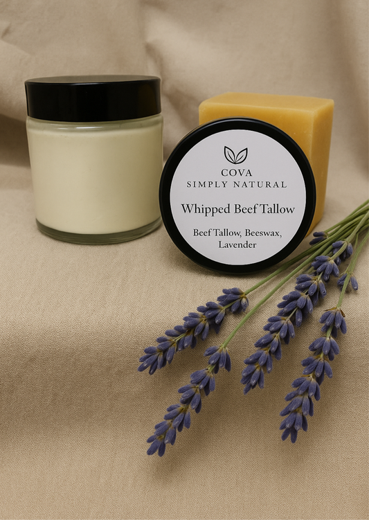Travel Size Whipped Tallow, Beeswax & Lavender